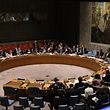 NEW YORK, NY - SEPTEMBER 06: UN diplomats attend a United Nations (U.N.) Security Council meeting where the United Kingdom officially announced the latest findings behind the poisoning of Russian ex-spy Sergei Skripal and his daughter last March on September 6, 2018 in New York City. The UK has named two men whom are believed to be from Russia's military intelligence service, the GRU, as the main suspects in the poisoning. Prime Minister Theresa May announced yesterday that the suspects had entered the UK on Russian passports using the names Alexander Petrov and Ruslan Boshirov. Russia has denied all evidence that it had anything to do with the poisoning.   Spencer Platt/Getty Images/AFP
== FOR NEWSPAPERS, INTERNET, TELCOS & TELEVISION USE ONLY ==