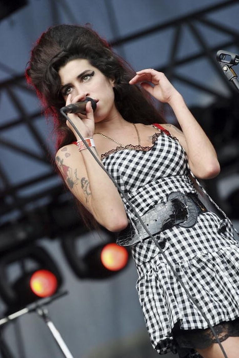 Amy bei einem ihrer zahlreichen Auftritte.