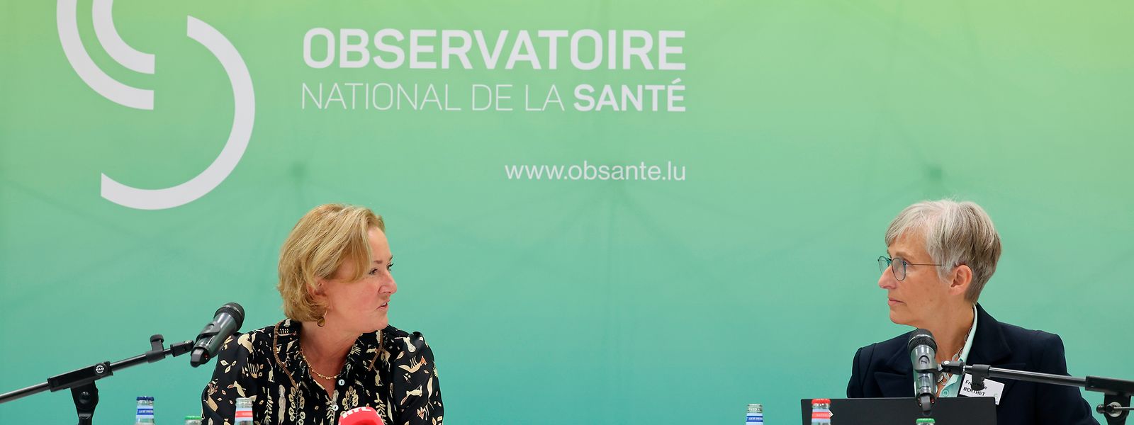 Die Vorbereitungsphase läuft: Ministerin Paulette Lenert und Dr. Françoise Berthet stellen die künftige Arbeit der Gesundheitsbeobachtungsstelle vor.