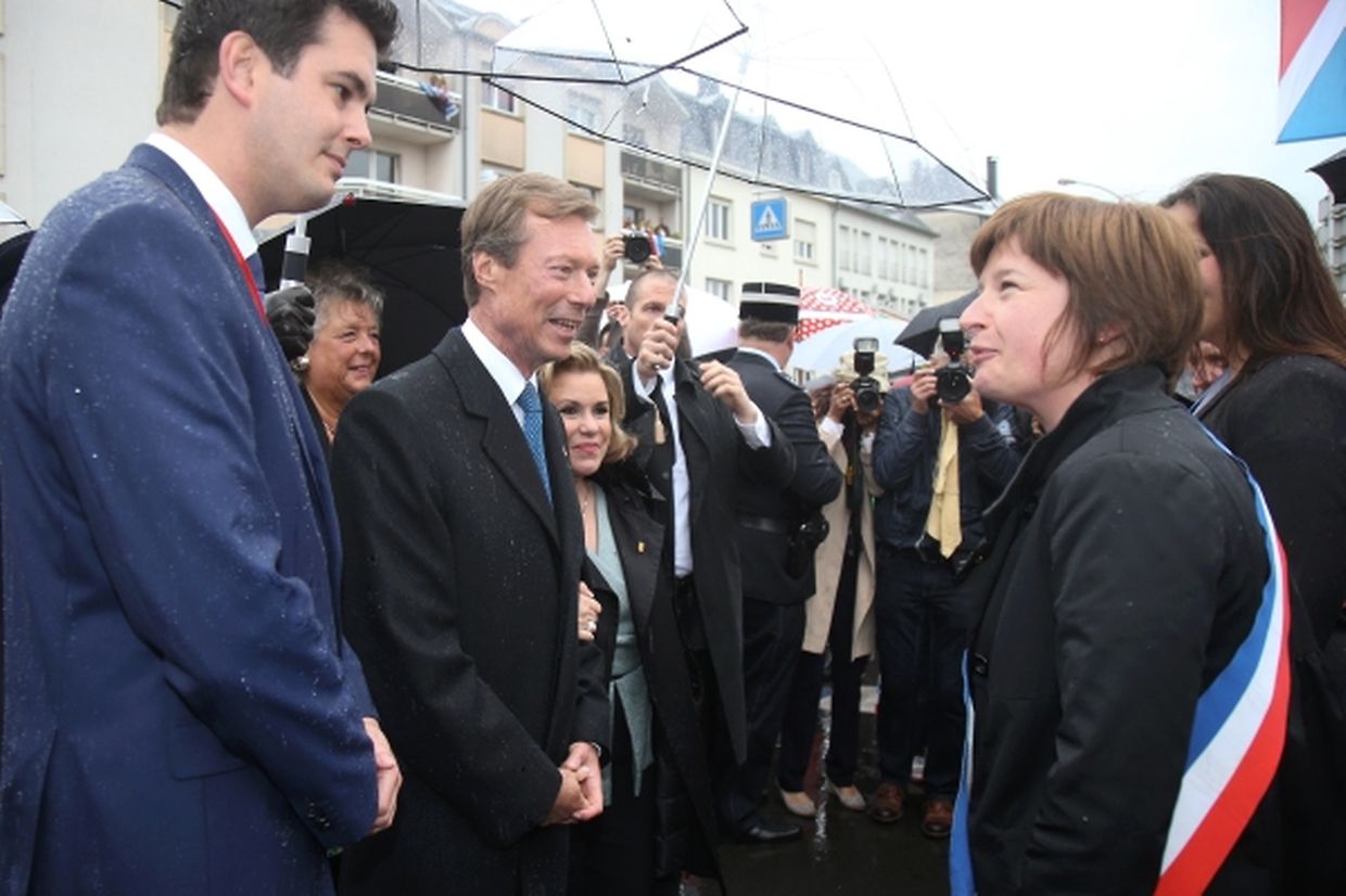 Das großherzogliche Paar in Bad Mondorf.