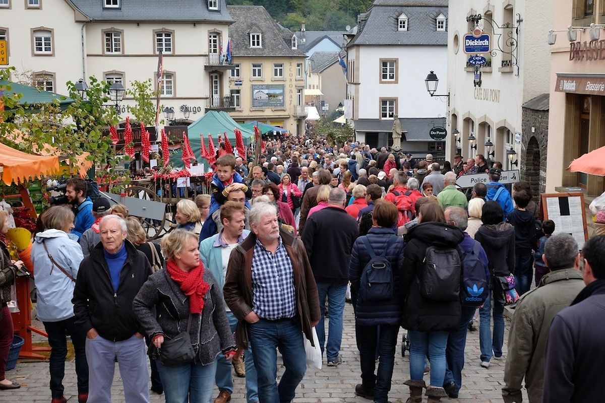 An manchen Stellen kamen Besucher nur schlecht voran.