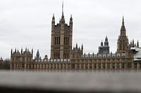 A general view of the Houses of Parliament is seen in Westminster, central London on March 27, 2019. - British MPs are set to hold a series of votes March 27, 2019 on different Brexit options in a bid to break paralysis in parliament on the issue. (Photo by Adrian DENNIS / AFP)