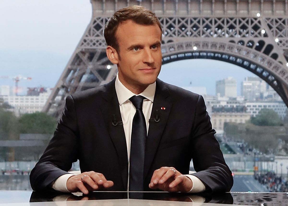 Für den französischen Präsidenten Emmanuel Macron ist der Luftangriff "legitim".