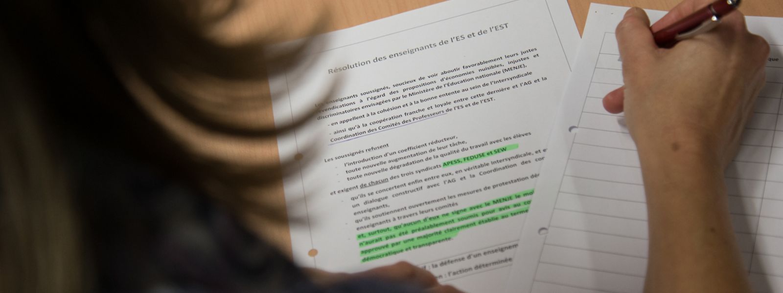 Die Lehrerkomitees haben eine Unterschriftenaktion in den Schulen gestartet.