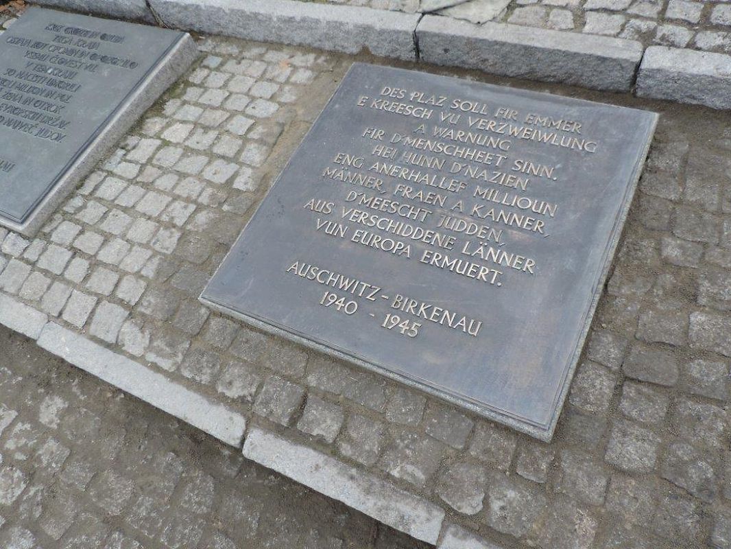 Der Text ist in luxemburgischer Sprache verfasst.