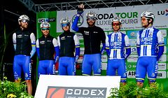 Parte da equipa do "W52 FC Porto" no Skoda Tour de Luxembourg do ano passado.