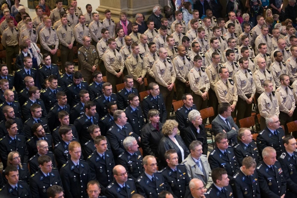 Messe Fur die Luxemburger Armee und die Police Grand Ducale.