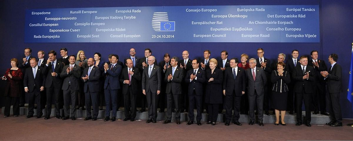 Gruppenfoto der EU-Staats- und Regierungschefs.