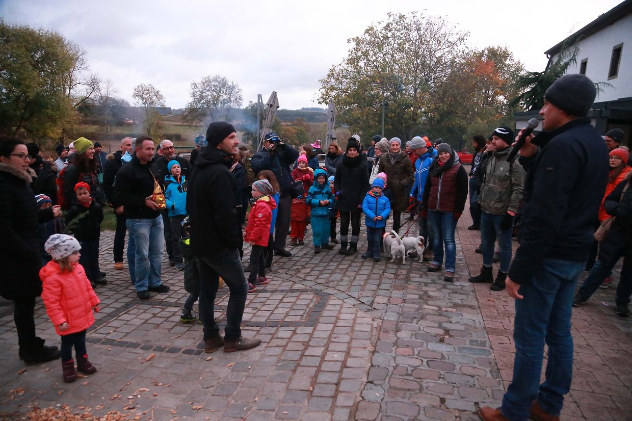 27.10.2018 Luxembourg,  Munshausen, bei der Robbesscheier, Trauliicht, Grusel, Geister Hintergrund der Geschichte, Geisterumzug,  photo Anouk Antony