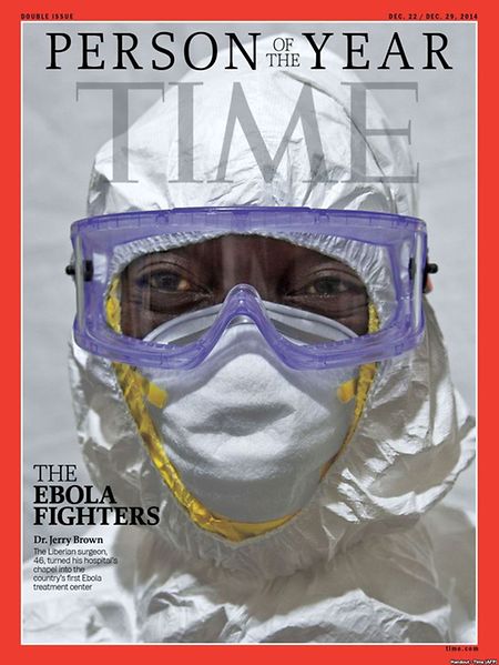 In diesem Dezember ehrte das "Time Magazine" nicht eine einzelne Person, sondern kürte alle Ebola-Helfer zu "Menschen des Jahres".