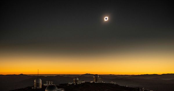 Fotos Totale Sonnenfinsternis In Sudamerika