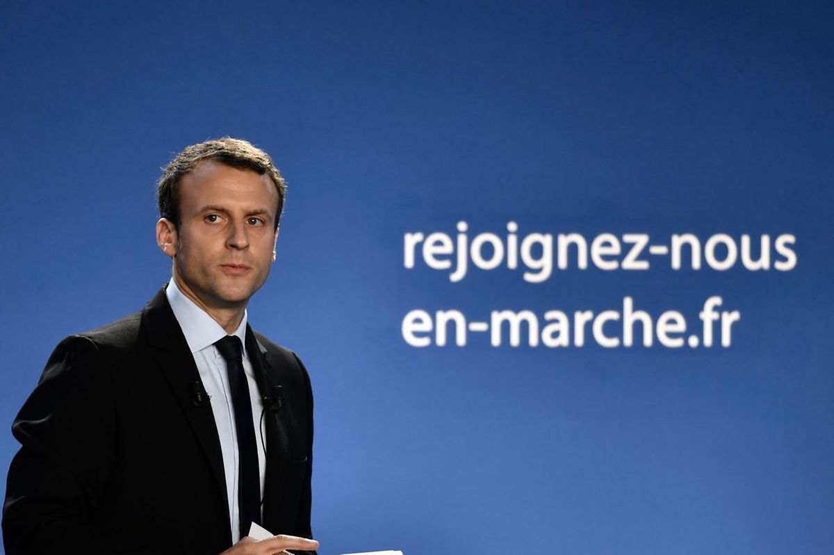 Vom Minister zum Präsidentschaftskandidaten ... Macron hat seine eigene Bewegung "En marche" gegründet, die sich bewusst vom politischen Establishment distanziert.  