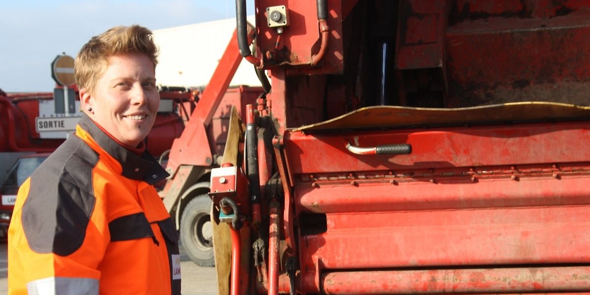 Noemie Lapundiak hält ihren Job als Müllfrau für einen wichtigen Schritt in Richtung Gleichstellung.