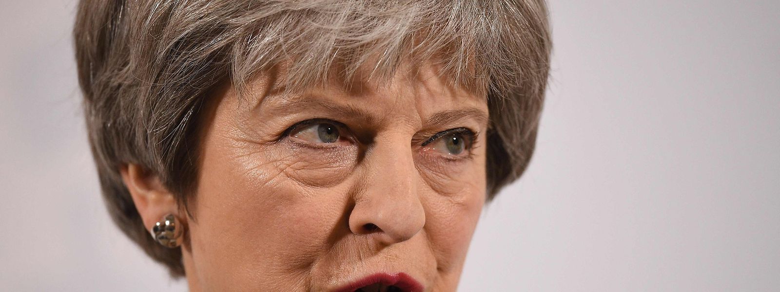 Theresa May bleibt in der Brexit-Frage hart.