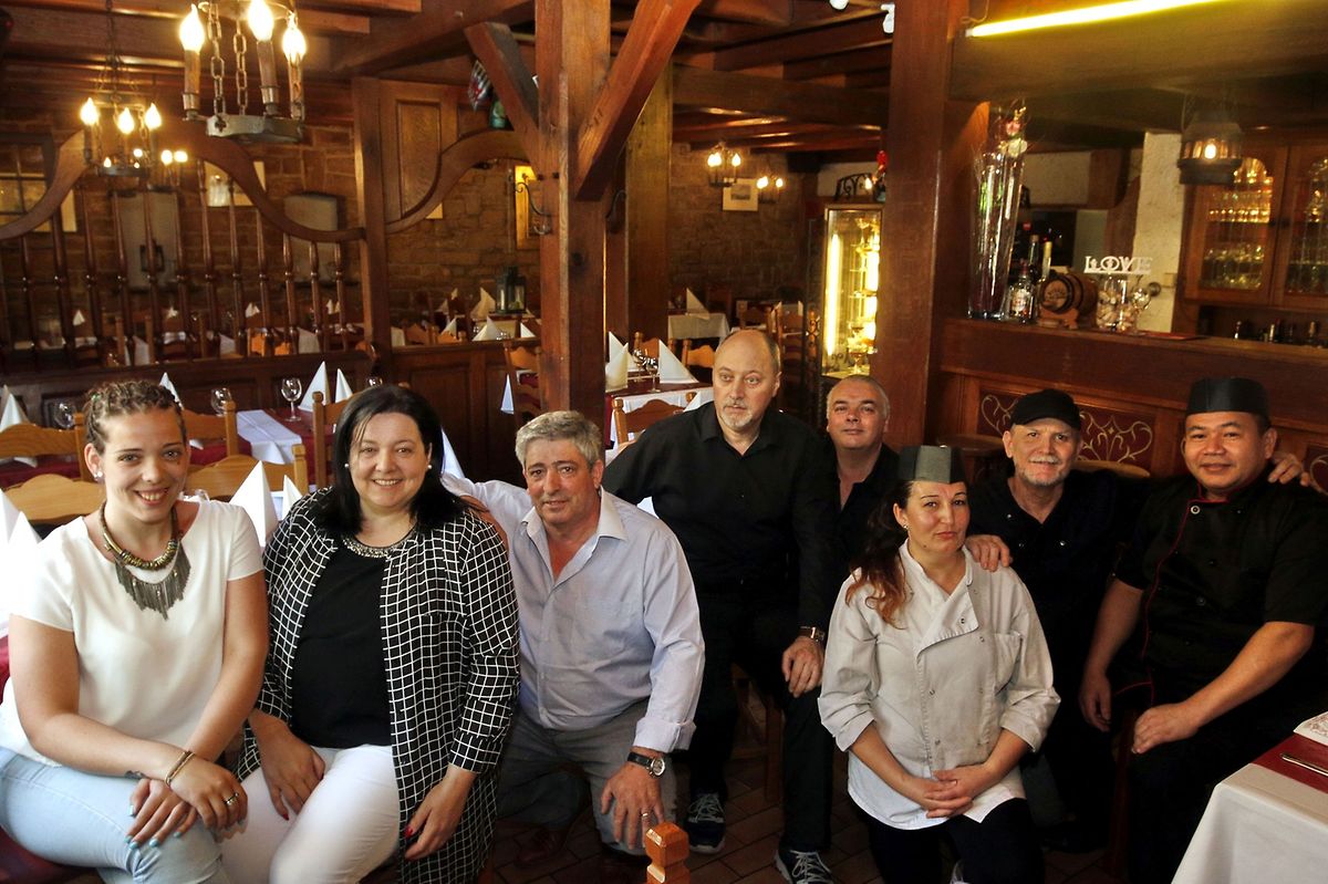 A equipa portuguesa do restaurante La Bonne Auberge