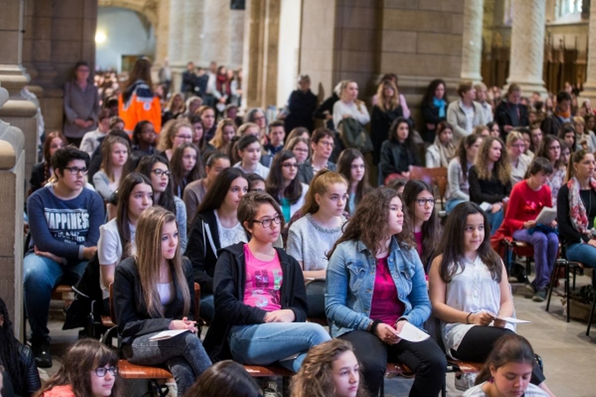 Messe für die Schwestern der christlichen Lehre und die Schule in Luxemburg-Fieldgen