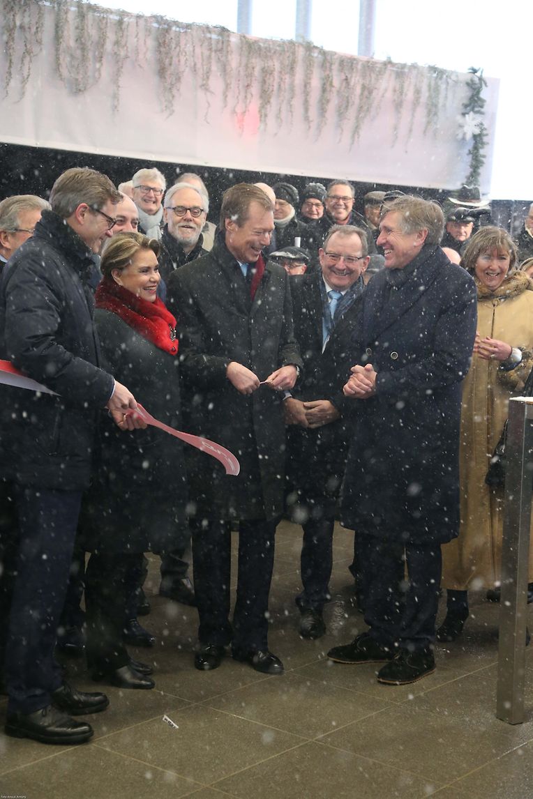 10.12.2017 Luxembourg, Kirchberg, Einweihung Tram, Tramsschienen, Mobilitéit photo Anouk Antony