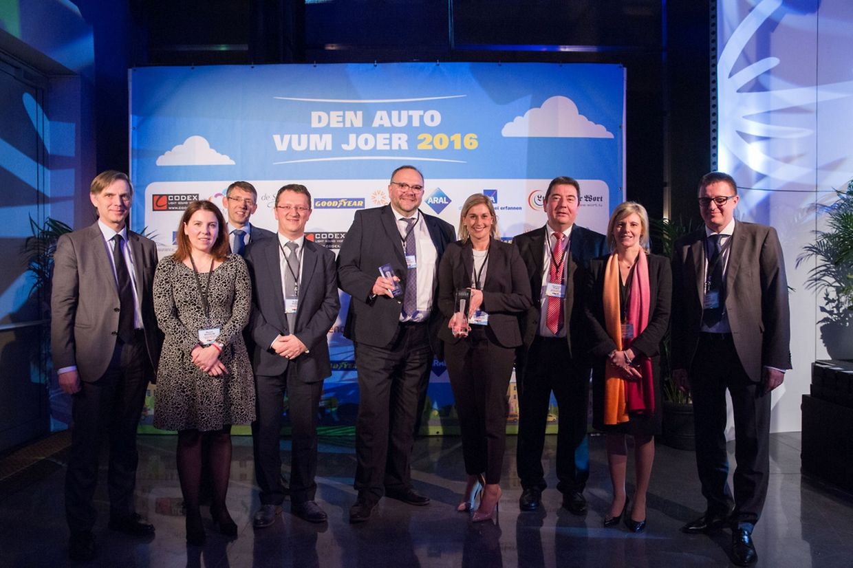 Paul Peckels, Myriam Muzzolini, Christophe Weerts, Rainer Meyer, Alex Stoffels, Miriam Eisenmenger, Jean-Louis Rigaux, Marie Helène Massard et Robert Hever.