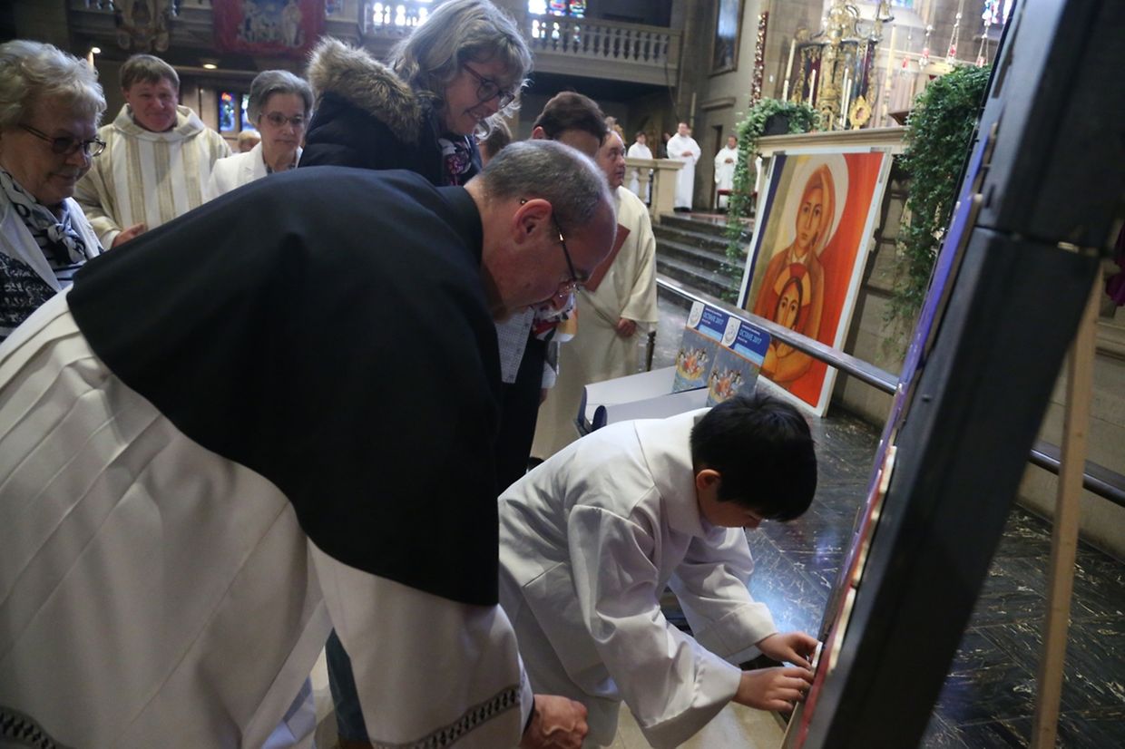  Messe für die neuen Pfarreien: “Diddeleng Saint-Martin“ & “Käldall Notre-Dame-des-Mineurs“. 
