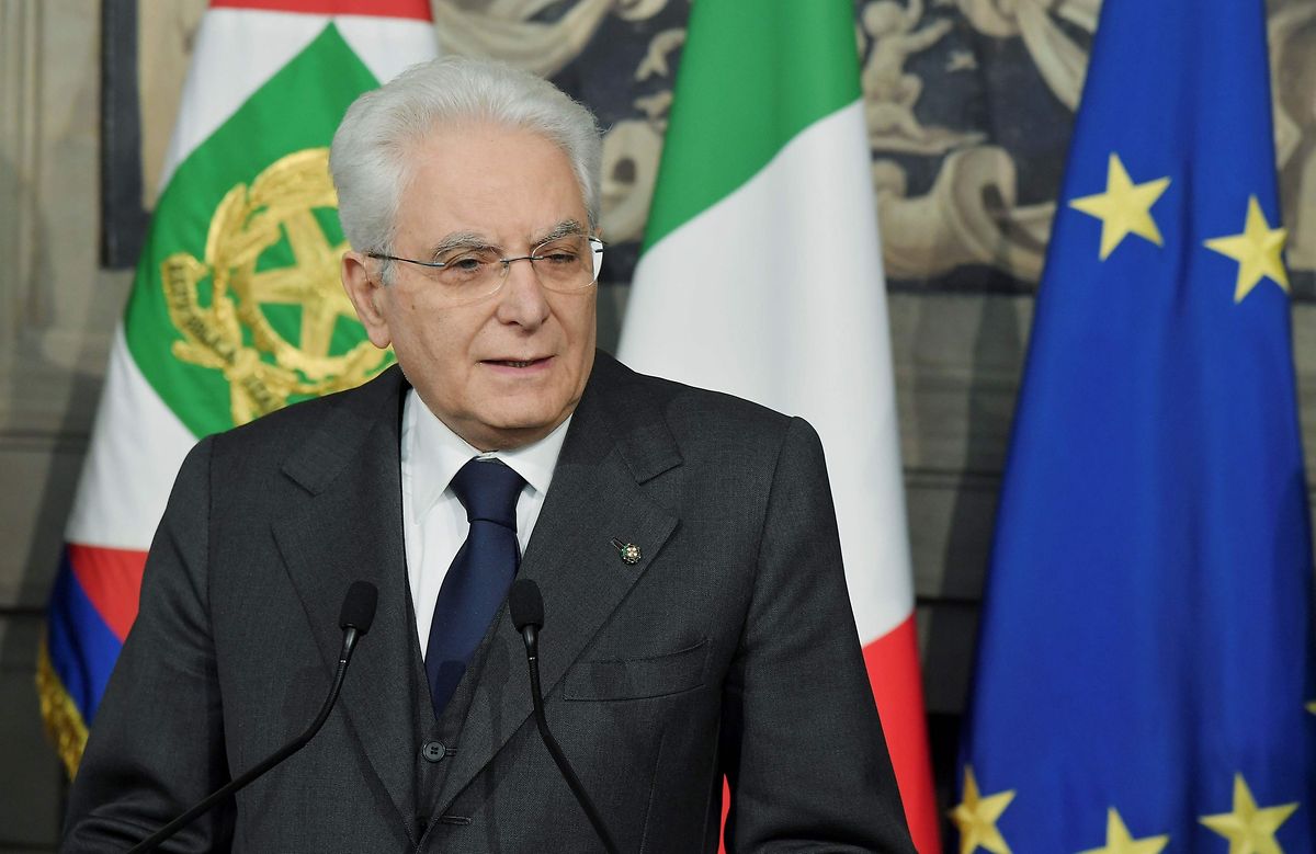 Seven weeks after general elections, President Sergio Mattarella is expected to announce his next move as early as Monday (AFP)