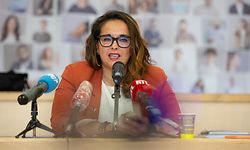 Politik, Pressekonferenz OGBL Nationalcomité, Nora Back, foto: Chris Karaba/Luxemburger Wort