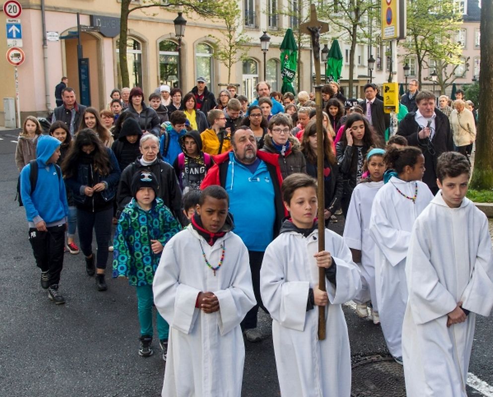 Messe für die Pfarrei Düdelingen.