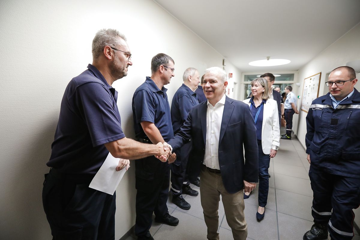 Die Zusammenarbeit von freiwilliger Feuerwehr und Protection civile hat begonnen. Eindrücke vom ersten Arbeitstag.