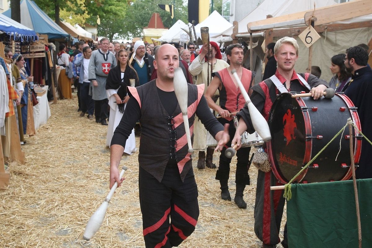 Eindrücke vom Mittelalterfest in Düdelingen.