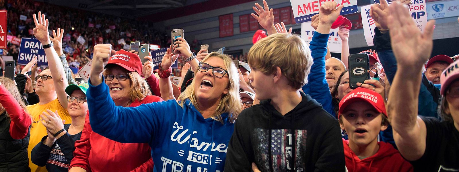 Begeisterte Trump-Anhänger im Bundesstaat Missouri.