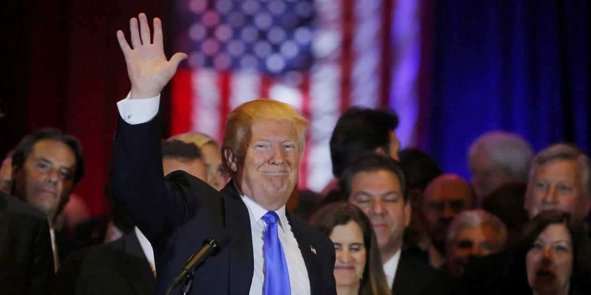 Kommt einer Nominierung immer näher: Nach seinem Heimsieg in New York, gewinnt Donald Trump fünf weitere Vorwahlen.