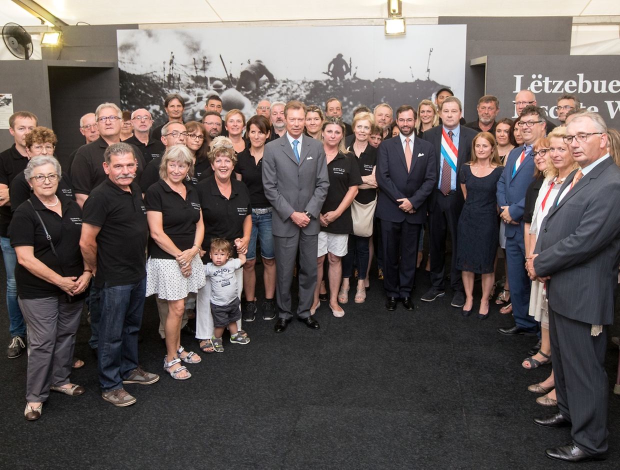 Besuch der Ausstellung "Lëtzebuerg an den Eischte Weltkrich".