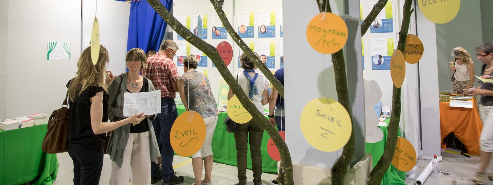 Zen, reconnexion avec soi, avec la nature, retrouver ses émotions, méditer, se détendre, discuter: le forum du bien-être proposait un espace découverte et de réflexion.