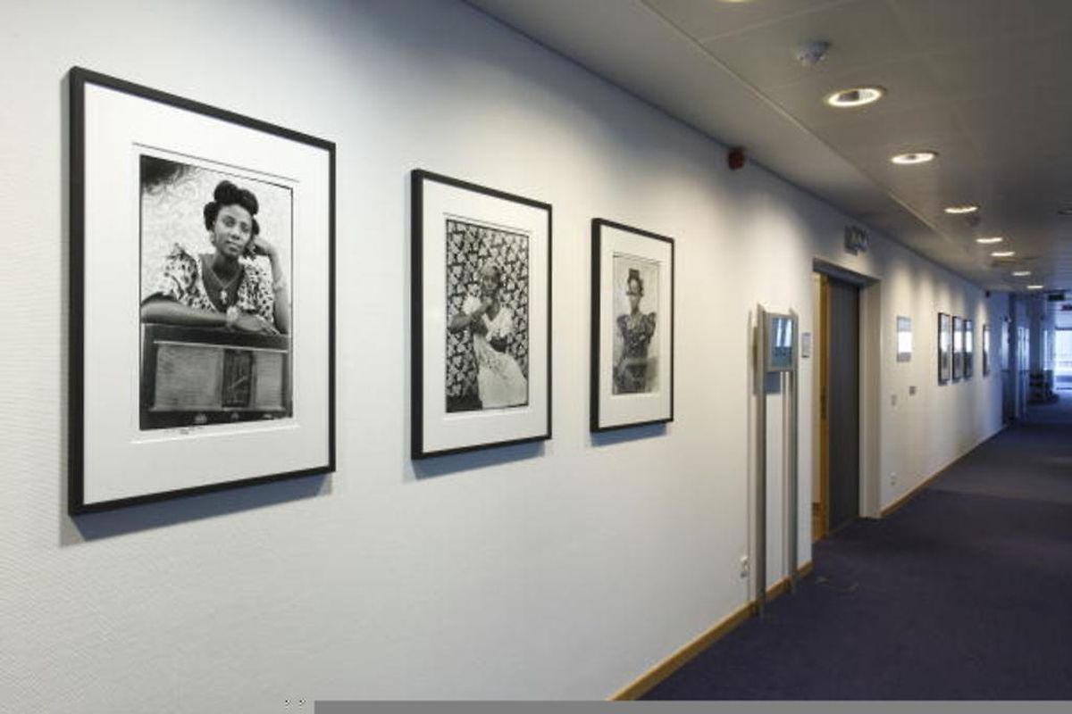 Photo exhibition at a company in Kirchberg