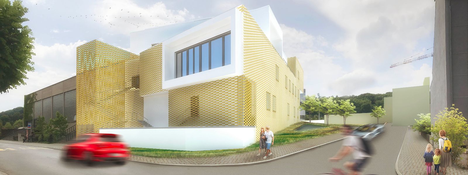 So soll das nationale Diagnostikzentrum nach Fertigstellung aussehen. 