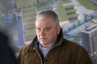 Lok , PK Flavio Becca und Michel Knepper , Ban de Gasperich , Quartier Cloche d`Or , Foto:Guy Jallay/Luxemburger Wort