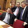 Xavier Bettel, Pierre Gramegna and Nicolas Schmit (l.t.r.)