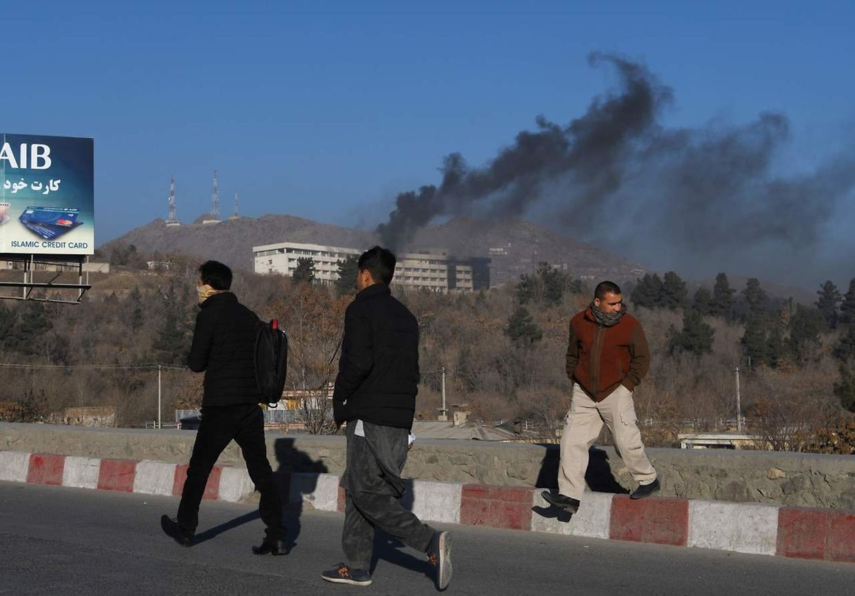Der Angriff auf das Interkontinental Hotel in Kabul forderte, laut offiziellen Angaben, zehn Töte, darunter die vier Angreifer. 