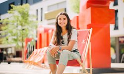 Noëllia “Dudetown ambassador“ in Düdelingen, Foto Lex Kleren