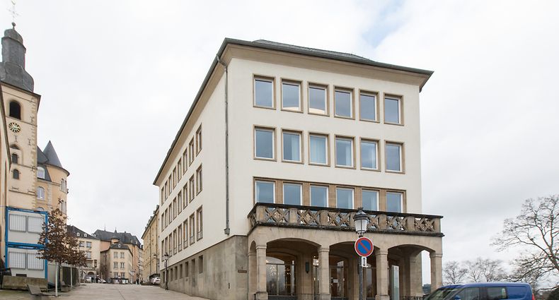 30.1.LuxVille / Fonds de Renovation de la Vieille Ville / Feschmaart und Umgebung / Conseil d`Etat , Staatsrat Foto:Guy Jallay