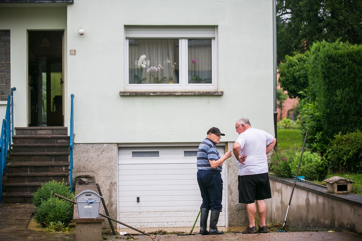 Überschwemmungen im Raum Roeser/Liwingen