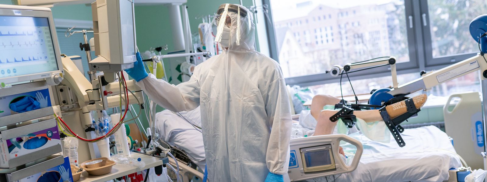 Une quarantaine de patients covid sont actuellement pris en charge en soins intensifs au Luxembourg.  