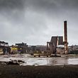 Dunkle Wolken über der Luxemburger Stahlindustrie. Schifflingen steht seit 2012 still.