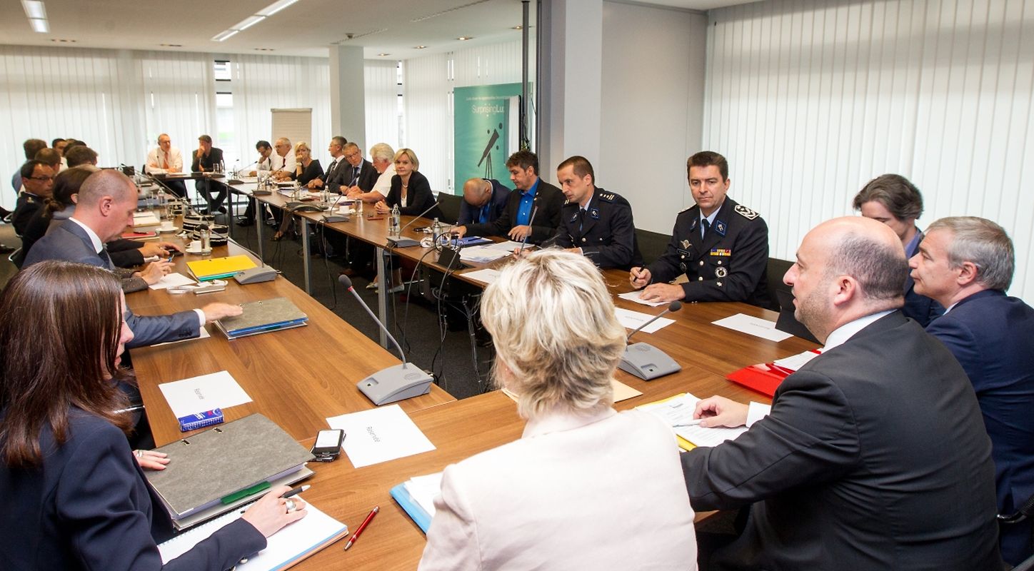 Wenige Minuten vor der Unterredung am Donnerstagmorgen.