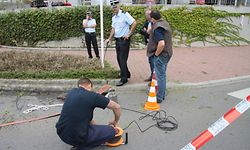 Drei Tage nach dem Vorfall hatte die Polizei im direkten Umfeld der Tatwohnung nach einem Giftbehälter gesucht. 