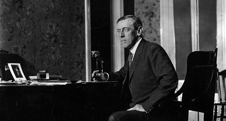 US-Präsident Woodrow Wilson (1856 - 1924) war kein Verfechter von Gleichheit.