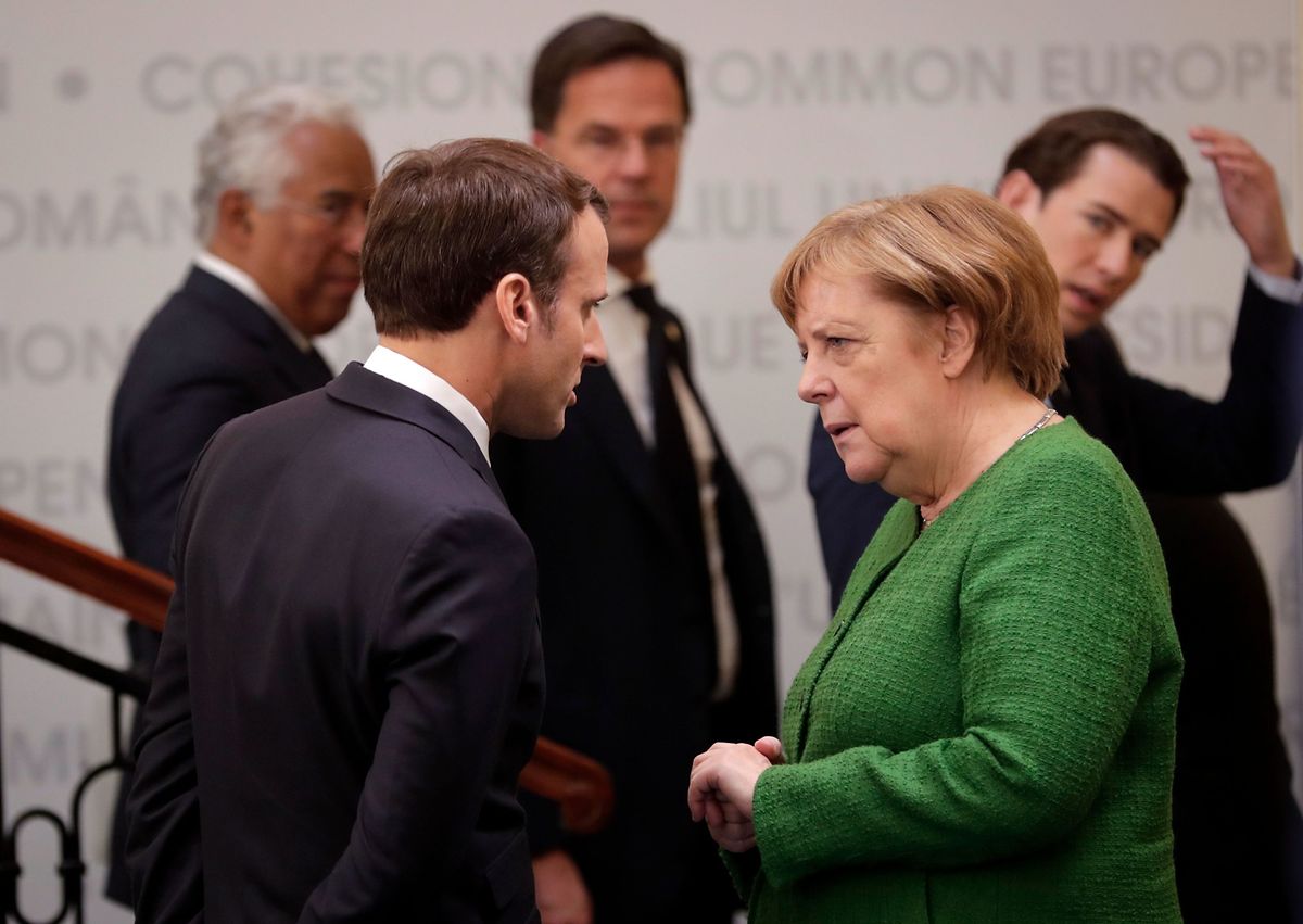 Merkel begrüßt Macrons Klima-Initiative - aber schließt sich nicht an.