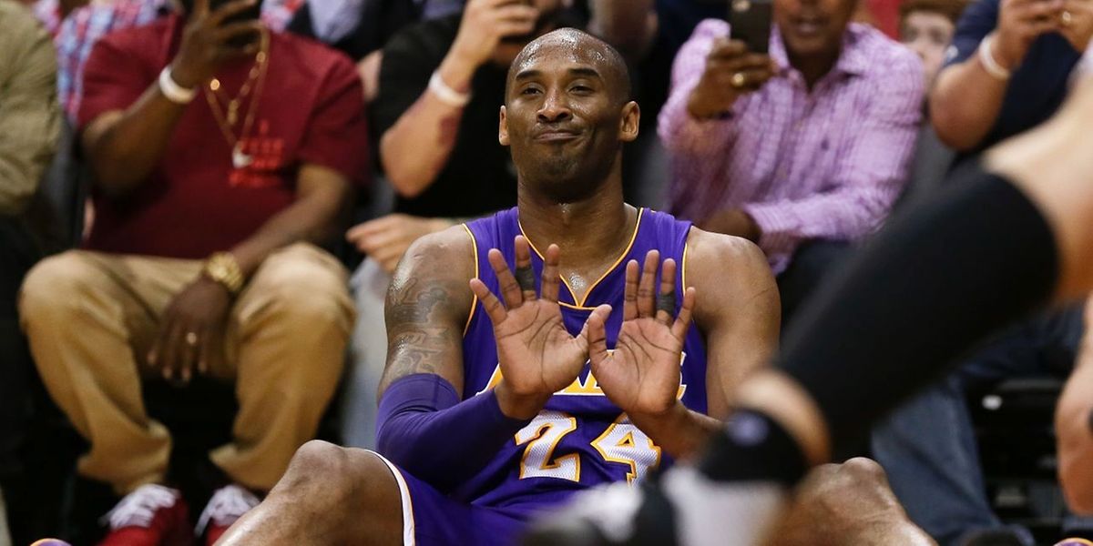 Kobe Bryant genoss seine Abschiedstour durch die NBA-Hallen, auch wenn nur wenige Erfolge für die Lakers zustande kamen.