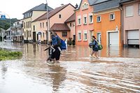 Lokales,Hocvhwasser,Überschwemmung Steinheim.Foto: Gerry Huberty/Luxemburger Wort