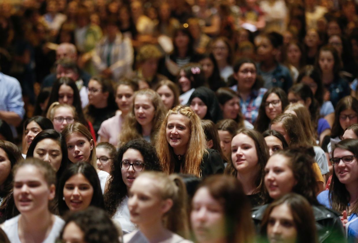 Oktave - Messe für die Schule der Schwestern der Christlichen Lehre in Luxemburg, le 18 Mai 2017. Photo: Chris Karaba 