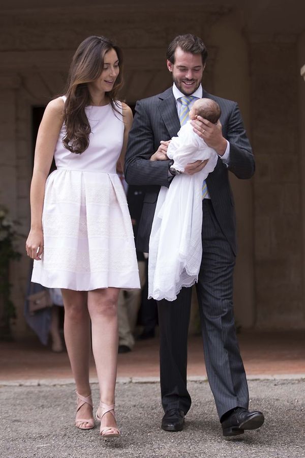 Célébration religieuse du Baptême de la princesse Amalia à la chapelle de Saint-Ferréol à Lorgues.